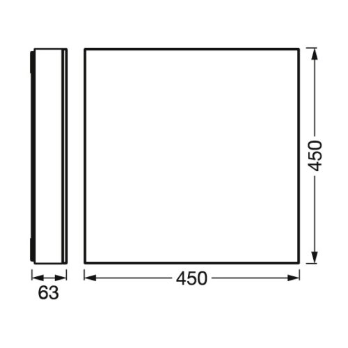 Osram LED prigu&amp;scaron;iva stropna svetiljka SMART+ FRAMELESS LED/24,5W/230V 45x45 cm Wi-Fi Slike