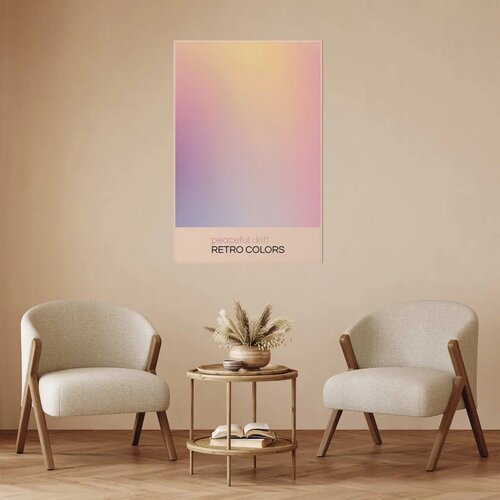  Plakat - Peaceful Drift - Delicate Pastel Shades Creating a Harmonious Whole 60x90 Bez okvira Slike
