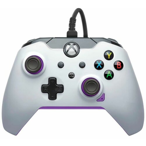 XBOX/PC Wired Controller Kinetic White Purple Slike