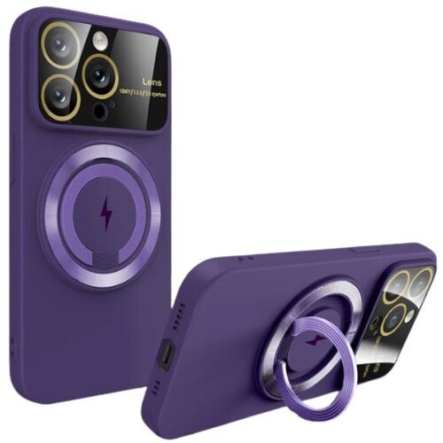 Magsafe Full maskica iPhone 15 Pro Purple Slike