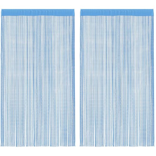 vidaXL Zavese iz nitk 2 kosa 140x250 cm svetlo modre barve, (21827156) Cene