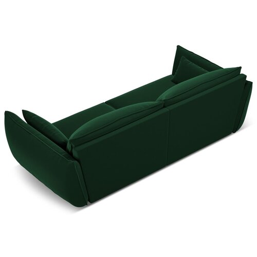 Mazzini Sofas Tamno zelena bar&amp;scaron;unasta sofa 208 cm Vanda &amp;ndash; Slike