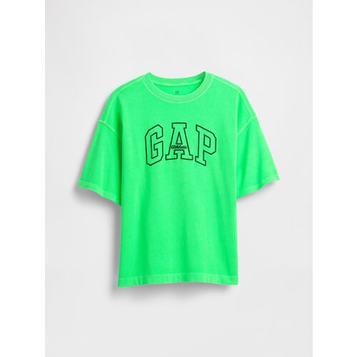 GAP Children&amp;#039;s oversize T-shirt Heavyweight Athletic Logo - Boys Slike