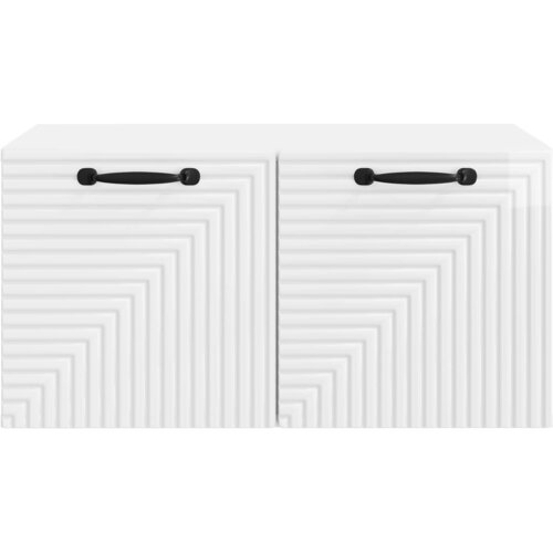 ormar za zid Zidne Bijela visokog sjaja 59,5 x 41 x 30 cm Slike