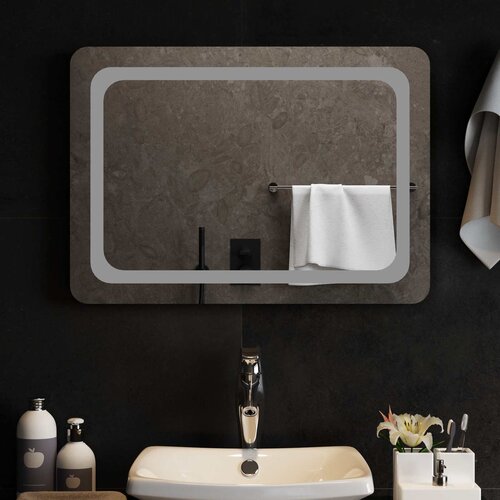  LED kupaonsko ogledalo s ogledalom *Transparent*an 70 x 50 cm Slike
