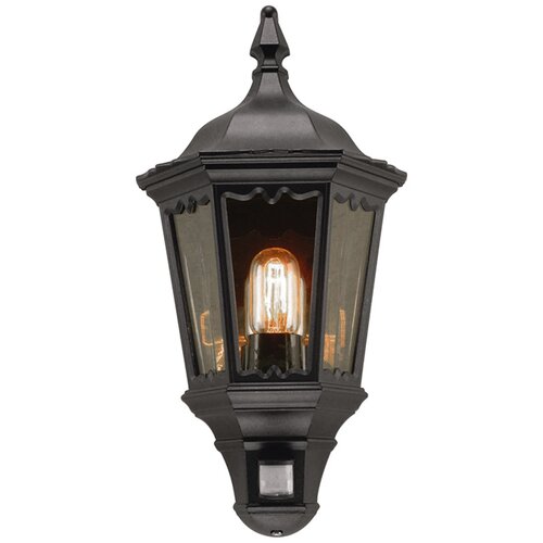 Elstead Lighting Elstead Medstead Zunanja pol-lampa, 1 luč, črna, s PIR senzorjem gibanja IP43, E27, (22099876) Cene