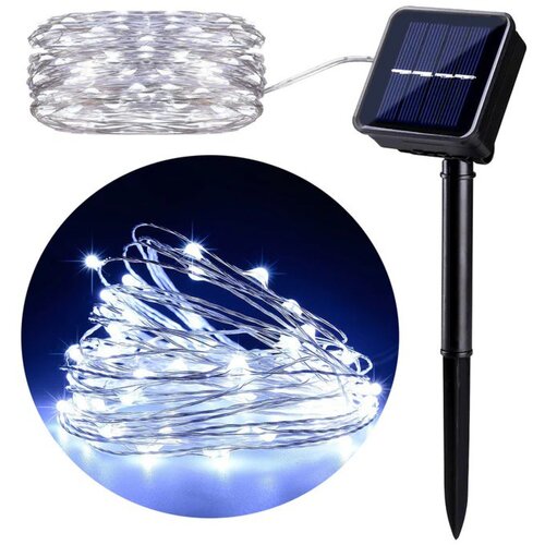 GreenBlue Solarne pravljične lučke 10M 100 kom LED lučk, z vgrajeno solarno polnilno baterijo Cene