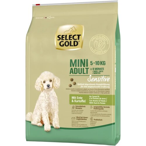 Select Gold Sensitive Adult Mini patka i krumpir 4 kg Slike