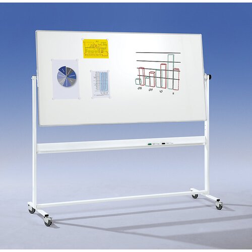 eurokraft pro pomična vrtljiva tabla, dvostranska, jeklena pločevina, emajlirana, šxv 1200 x 900 mm Cene