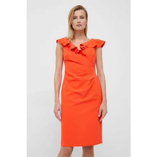 Polo Ralph Lauren Haljina boja: narančasta, mini, uske