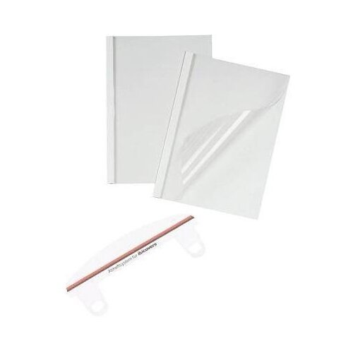 Gbc mapa za toplotno vezavo 1,5mm bela optimal 1/1 + sponka za reg. tc080070 Slike