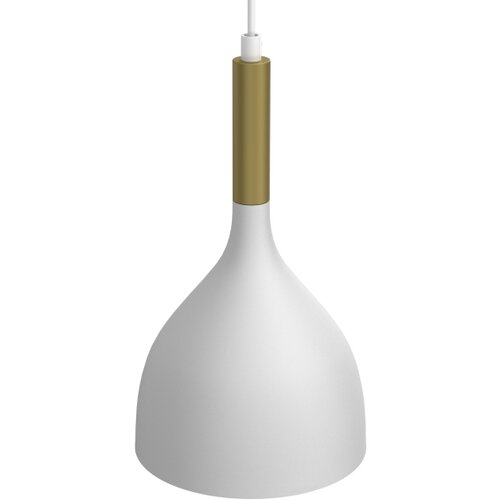  Visilica na sajli NOAK 2xE27/15W/230V beli/zlatni Slike
