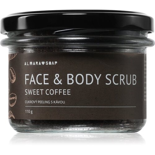 Almara Soap Face & Body Scrub sladkorni piling za telo in obraz z vonjem Sweet Coffee 110 g Cene