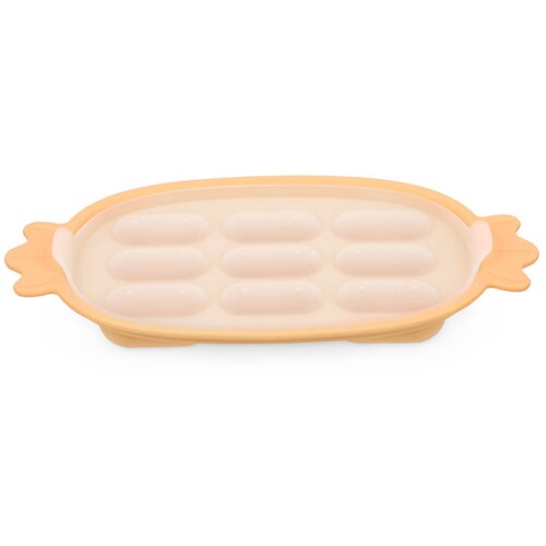Haakaa silikonski pladenj peach Slike