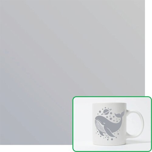 Bambu Lab Matte Removable Vinyl - Light Gray Slike