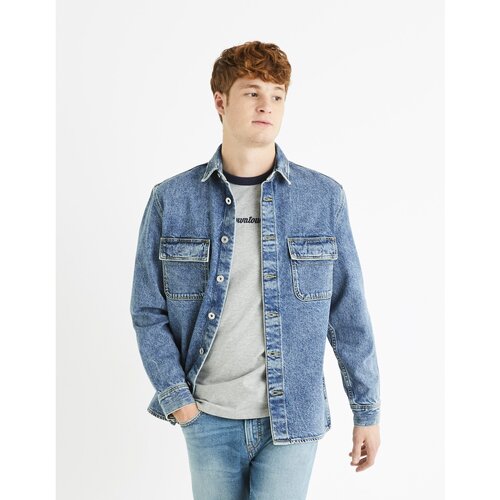 Celio Denim Shirt Battery - Men Slike