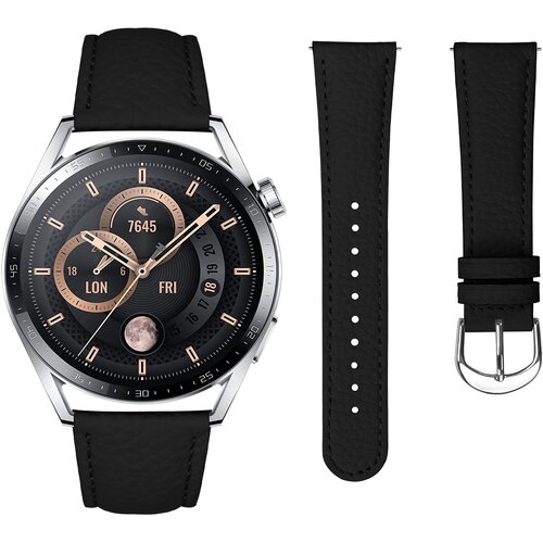 INF kompatibilen z samsung S3 in huawei gt serija 22MM usnjen pas z litchi vzorec black, (5000079934) Cene