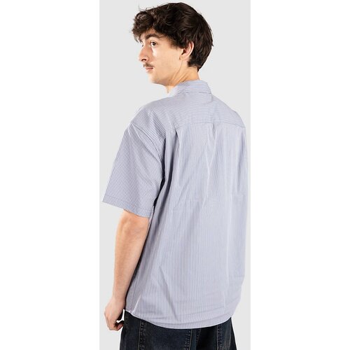 Brixton Builders Auto Shirt white strip Slike