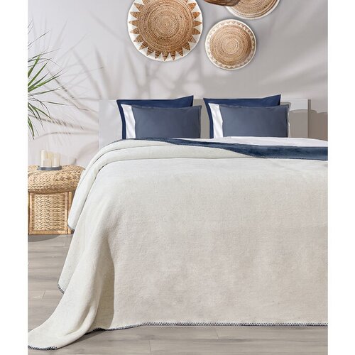 Aberto Design ćebe Twin, 200x220cm, Plavo-Krem Slike