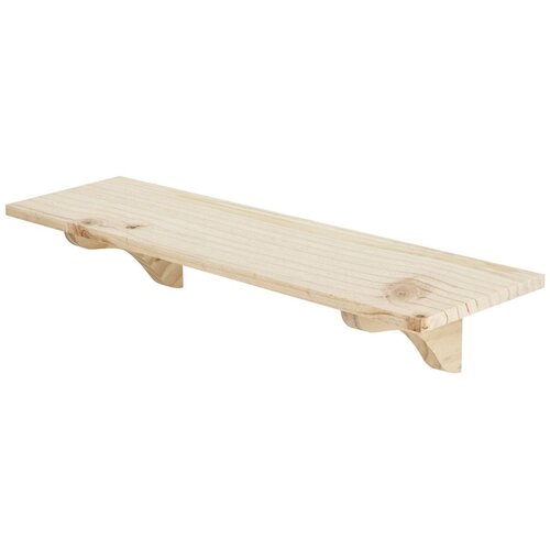  Zidni regal (D x &amp;Scaron; x V: 18 x 60 x 1,6 cm, Opteretivost: 15 kg, Drvo) Slike