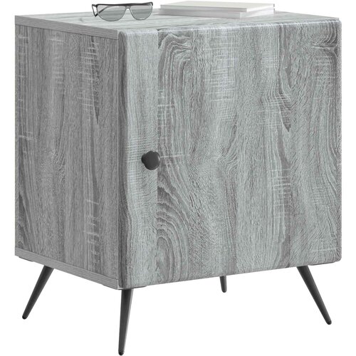  Noćni ormar 2 kom. Siva sonoma 43 x 34,5 x 50 cm Slike