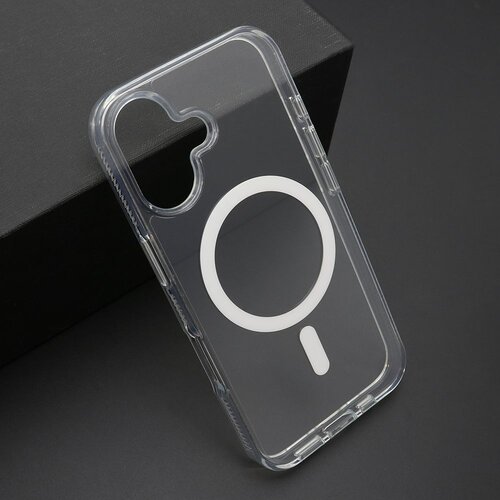  Futrola COLOR FRAME MagSafe za iphone 16/ srebrna (providna) Cene