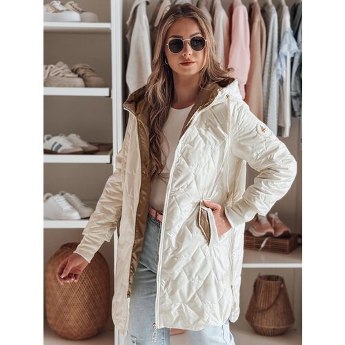 DStreet Kurtka damska pikowana przejściowa LIVIANA biała Cene