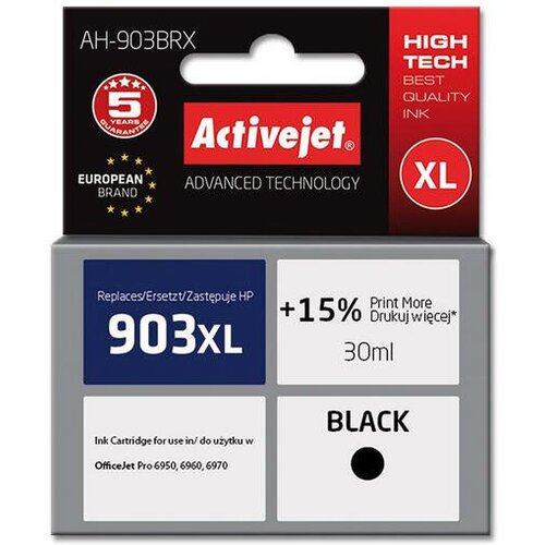 Activejet črno črnilo HP 903 XL T6M15AE (AH-903BRX) Slike