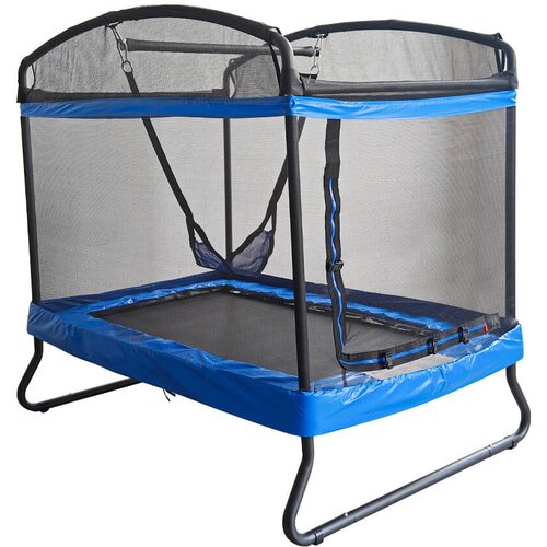 Timeless Tools Trampolin za otroke s gugalnico in varnostno mrežo, (5000352453) Slike