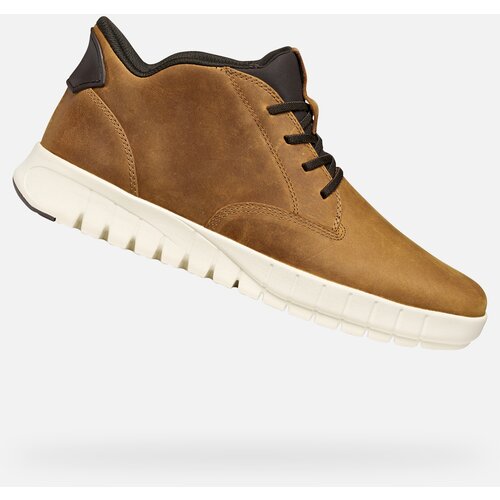Geox Light Brown Men&amp;#039;s Ankle Boots Flextride Plus - Mens Slike