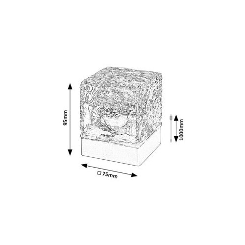 Rabalux stona lampa cubiko rgb Cene