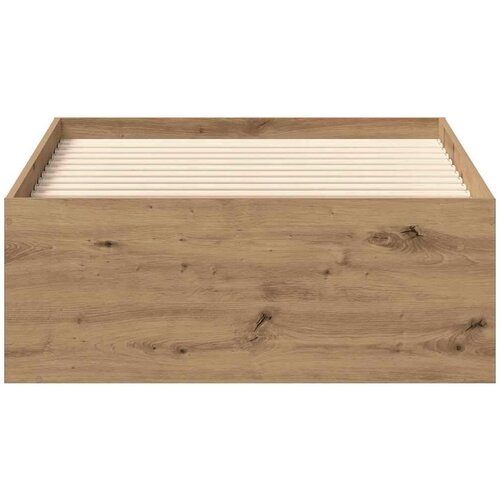  Okvir kreveta bez madraca boja hrasta artisan 90x190 cm Slike