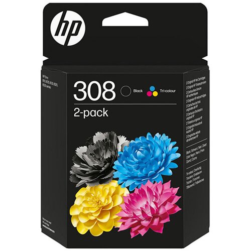 HP 308 Schwarz+dreifarbig Tintenpatrone Cene