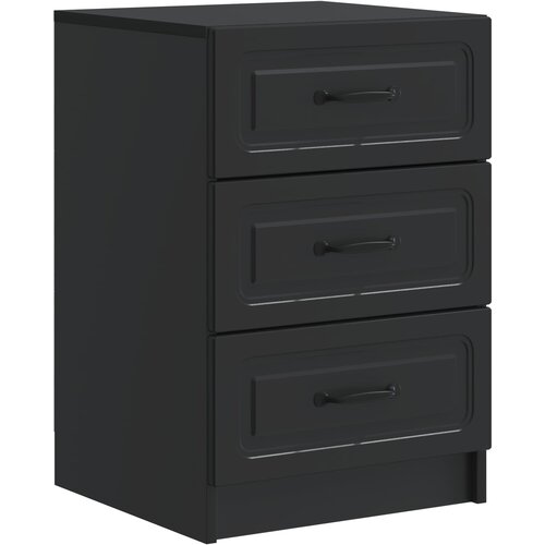  Noćni ormar s ladicama Crna 43 x 41 x 63,5 cm Konstruirano drvo Cene