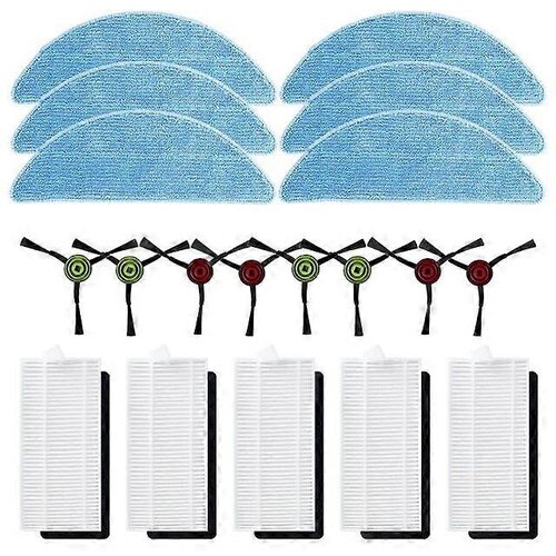 INORCO Kit de pa帽o de fregona con filtro Hepa Side Brush kompatibilen Cecotec Conga Eternal Pet Max X-Treme Titanium Vital Repuesto Acc, (21986487) Cene