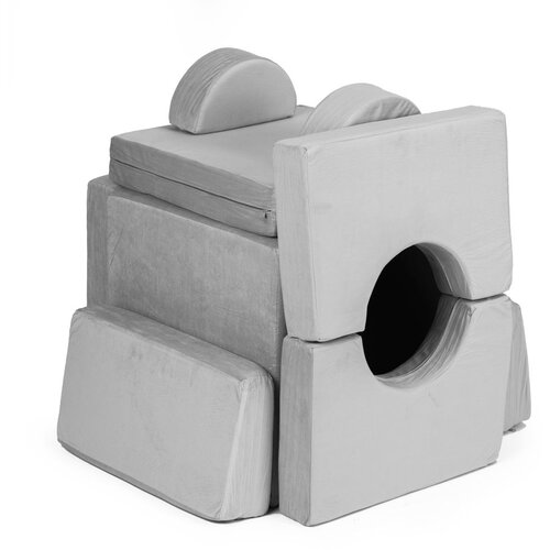 ECO TOYS DIY modularna fotelja sa 10 jastuka - siva Slike