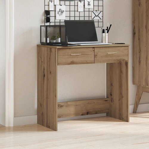  Radni stol boja artisian hrast 80x40x75cm od konstruiranog drva Slike