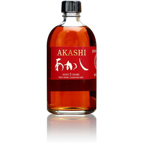 Akashi Single Malt 5YO Red Wine Cask 50% 0.5l viski Slike