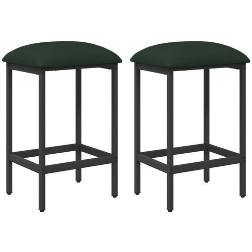  stolica 2 kom. Tamnozelena 40 x 32 x 64 cm Slike