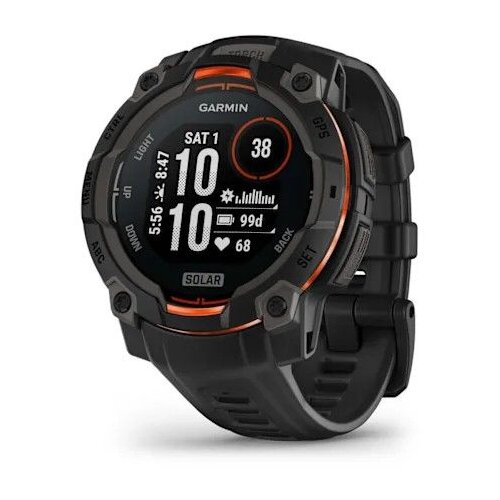 Garmin Sat Instinct 3 45 SOLAR Black Cene