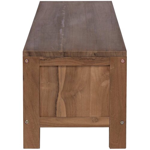  ormar 110 x 30 x 30 cm Čvrsto teak drvo Prirodna Slike