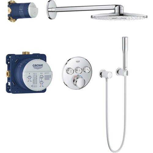 Tuš Grohtherm SmartControl termostatski ugradni set sa okruglom ružom 34705000 Cene