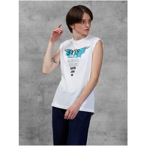 Diesel White Women's T-Shirt - Women Slike