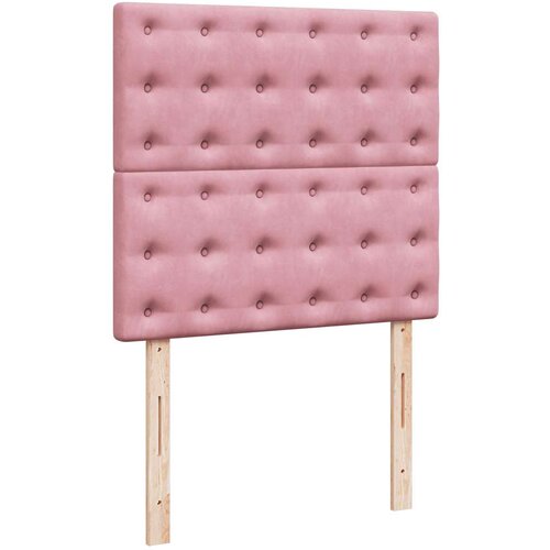 Box spring krevet s madracem ružičasti 100x200 cm bar&amp;scaron;unasti Slike