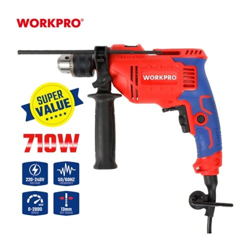 WorkPro wp470203 Električna udarna bu&scaron;ilica 710W, 13mm ( WP470203 ) Cene