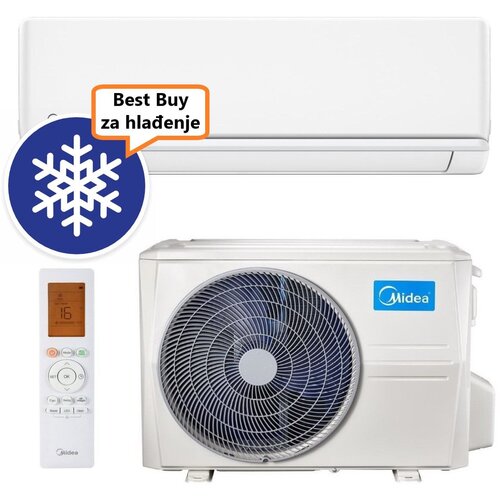 Midea klima uređaj MSAGBU-12HRFNX / MOX102-12HFN8 - xtreme save inverter, za prostor do 35m2, a++ energetska klasa Cijene