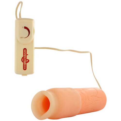 Seven Creations SEVENCREATIONS GOLD MASTURBATOR WITH VIBRATION Cene