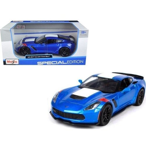 Maisto metalni model autica 1:24 2017 corvette grand sport 31516BU Cene