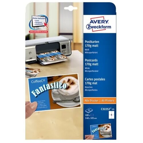 Avery Zweckform Kartonske predloge 148 x 105 mm, 170 g/m² Cene