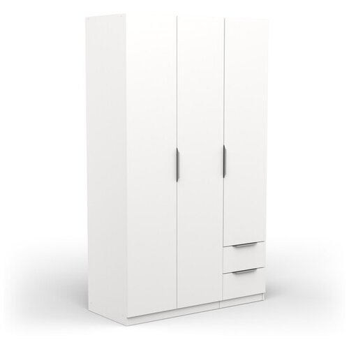 Gent garderobna omara Ghost, iverna plo&scaron;ča, bela, 120x51x203 cm Cene